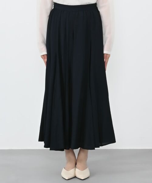 COHINA（コヒナ）の「ソフトワッシャーランダムマチフレアスカート 【低身長・小柄女性】（スカート・レディース・ベージュ/ネイビー・XS-Short/S-Short/XS-Regular/S-Regular）」の12枚目の写真