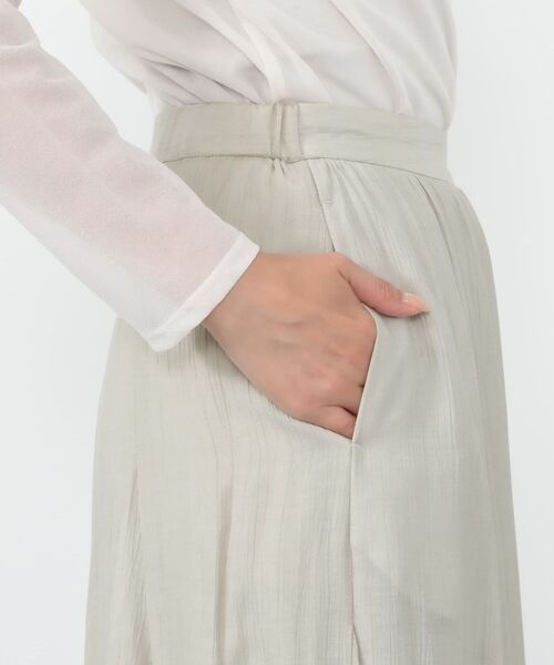 COHINA（コヒナ）の「ソフトワッシャーランダムマチフレアスカート 【低身長・小柄女性】（スカート・レディース・ベージュ/ネイビー・XS-Short/S-Short/XS-Regular/S-Regular）」の16枚目の写真