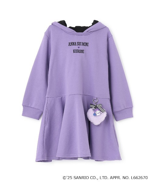 KUROMI】ファーチャームつきワンピース（ワンピース）｜ANNA SUI mini