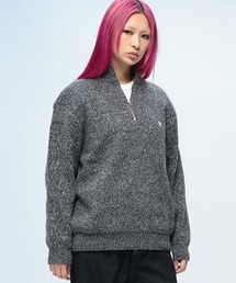 U.S. POLO ASSN. ワンポイント ハーフジップ セーター