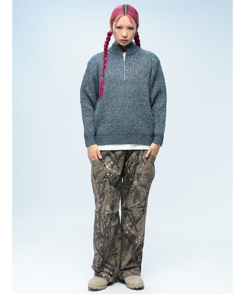 U.S. POLO ASSN.(ユーエスポロアッスン)の「U.S. POLO ASSN. ワンポイント ハーフジップ セーター(ニット/セーター・メンズ・ブラック/オートミール/ネイビー・M/L/LL)」の6枚目の写真