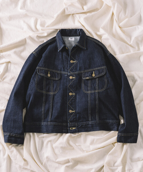 【超希少サンプル品】Lee ライダース デニムジャケット 101J メンズS Lee × FREAK'S STORE/リー 別注 101-J RIDERS JACKET/リー