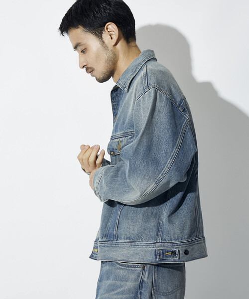 【新品未使用】FREAK’S STORE デニムブルゾン FREAK'S STORE ブルゾン アウター スタッズ 加工 デニムショート