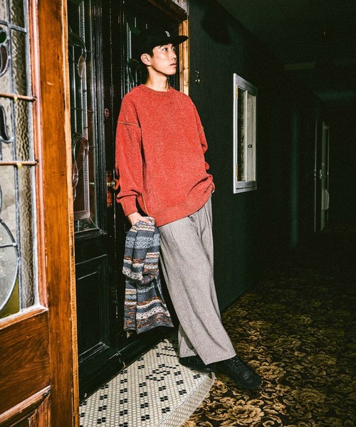 niko and...(ニコアンド)の「ヘリンボーンワイドパンツ(その他パンツ・メンズ・チャコール/ブラウン/グレー・LARGE/MEDIUM)」の19枚目の写真