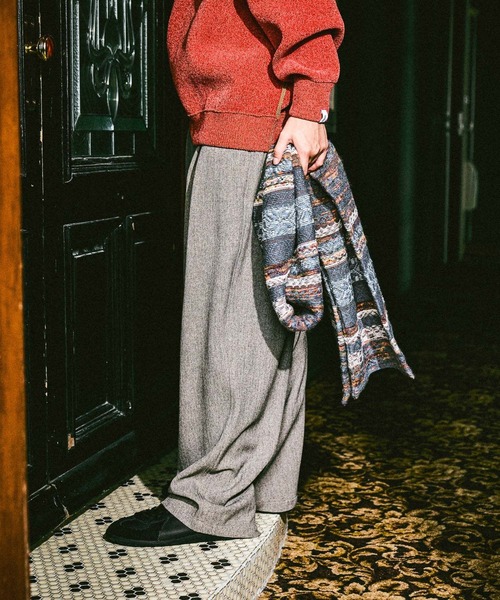 niko and...(ニコアンド)の「ヘリンボーンワイドパンツ(その他パンツ・メンズ・チャコール/ブラウン/グレー・LARGE/MEDIUM)」の22枚目の写真