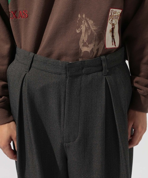 niko and...(ニコアンド)の「ヘリンボーンワイドパンツ(その他パンツ・メンズ・チャコール/ブラウン/グレー・LARGE/MEDIUM)」の10枚目の写真