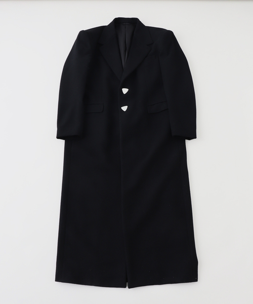 YUKI HASIMOTO(ユウキ ハシモト) コート YUKI HASHIMOTO / ユウキハシモト GUITAR PICK CHESTERFIELD