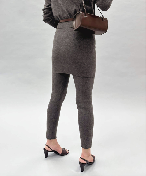 EDIT. FOR LULU（エディットフォールル）の「カシミヤミニスカート（スカート・レディース・ブラウン/ネイビー・FREE）」の8枚目の写真