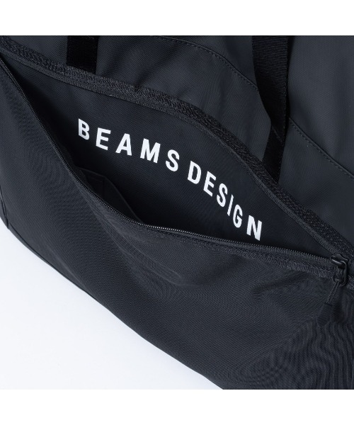 BEAMS DESIGN(ビームス デザイン)の「BEAMSDESIGN(ビームスデザイン)エラスティックメッシュ ボストンバッグ(ボストンバッグ・メンズ・サンドベージュ/ネイビー/ブラック・FREE)」の18枚目の写真