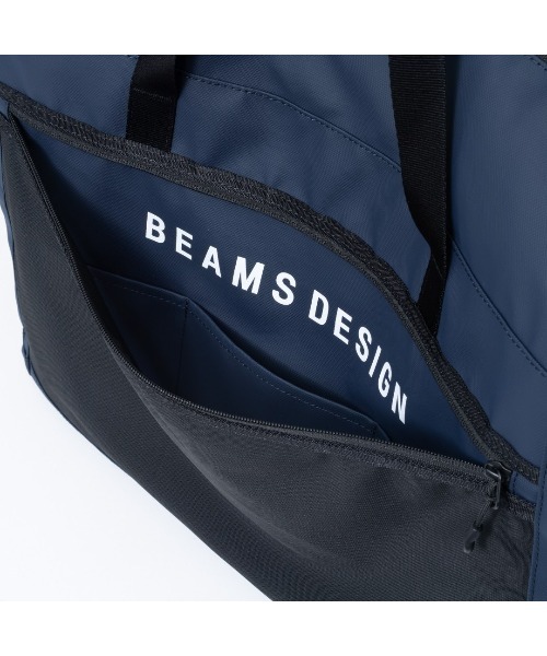 BEAMS DESIGN(ビームス デザイン)の「BEAMSDESIGN(ビームスデザイン)エラスティックメッシュ ボストンバッグ(ボストンバッグ・メンズ・サンドベージュ/ネイビー/ブラック・FREE)」の11枚目の写真