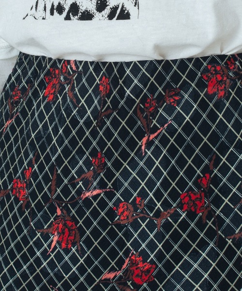 セール】(CREOLME)FLOWER PRINT SKIRT（スカート）｜ROSE BUD（ローズ