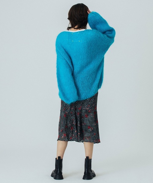 ROSE BUD（ローズバッド）の「(CREOLME)FLOWER PRINT SKIRT（スカート・レディース・イエロー/ブラック・ONE SIZE）」の19枚目の写真