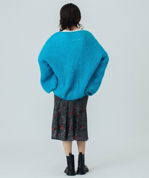 ROSE BUD（ローズバッド）の「(CREOLME)FLOWER PRINT SKIRT（スカート・レディース・イエロー/ブラック・ONE SIZE）」の18枚目の写真