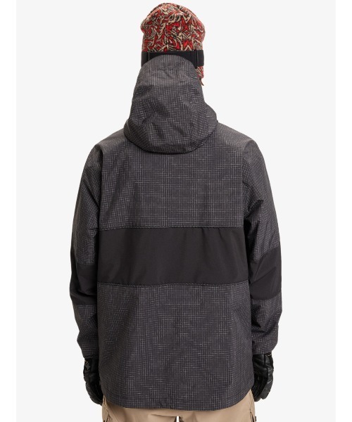 Quiksilver（クイックシルバー）の「HIGH IN THE HOOD JK/クイックシルバーナイロンジャケット（マウンテンパーカー・メンズ・ブラック/ベージュ/レッド・MEDIUM/LARGE/X-LARGE/X-SMALL/SMALL）」の5枚目の写真