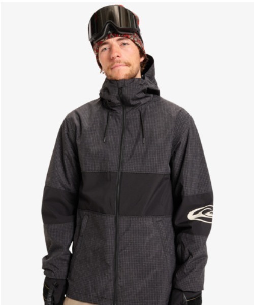 Quiksilver（クイックシルバー）の「HIGH IN THE HOOD JK/クイックシルバーナイロンジャケット（マウンテンパーカー・メンズ・ブラック/ベージュ/レッド・MEDIUM/LARGE/X-LARGE/X-SMALL/SMALL）」の17枚目の写真