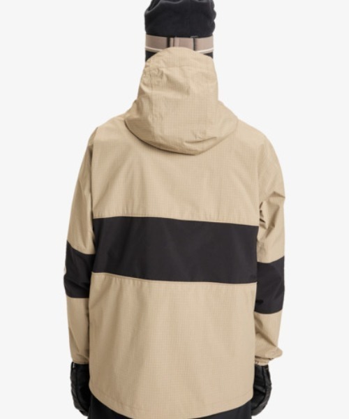 Quiksilver（クイックシルバー）の「HIGH IN THE HOOD JK/クイックシルバーナイロンジャケット（マウンテンパーカー・メンズ・ブラック/ベージュ/レッド・MEDIUM/LARGE/X-LARGE/X-SMALL/SMALL）」の14枚目の写真