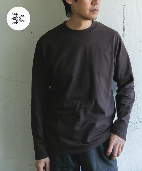 URBAN RESEARCH DOORS（アーバンリサーチドアーズ）の「Grow Organic クルーネックTシャツ（Tシャツ/カットソー・メンズ・オフホワイト/ブラウン・LARGE/MEDIUM）」の2枚目の写真