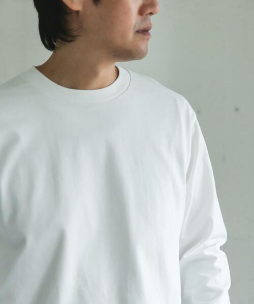 URBAN RESEARCH DOORS（アーバンリサーチドアーズ）の「Grow Organic クルーネックTシャツ（Tシャツ/カットソー・メンズ・オフホワイト/ブラウン・LARGE/MEDIUM）」の4枚目の写真