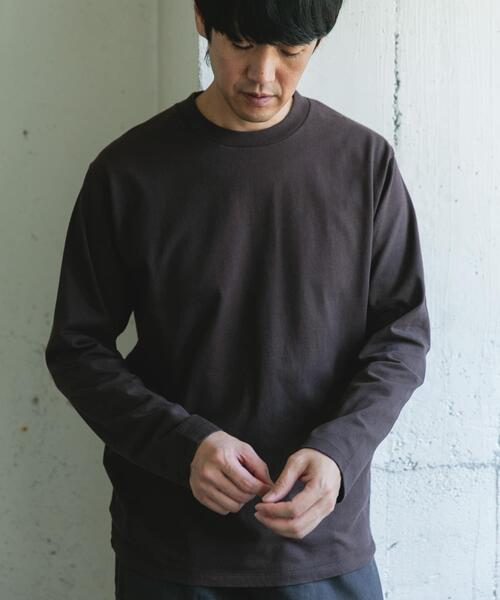 URBAN RESEARCH DOORS（アーバンリサーチドアーズ）の「Grow Organic クルーネックTシャツ（Tシャツ/カットソー・メンズ・オフホワイト/ブラウン・LARGE/MEDIUM）」の10枚目の写真