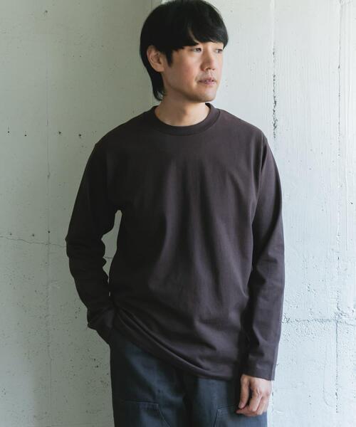 URBAN RESEARCH DOORS（アーバンリサーチドアーズ）の「Grow Organic クルーネックTシャツ（Tシャツ/カットソー・メンズ・オフホワイト/ブラウン・LARGE/MEDIUM）」の11枚目の写真