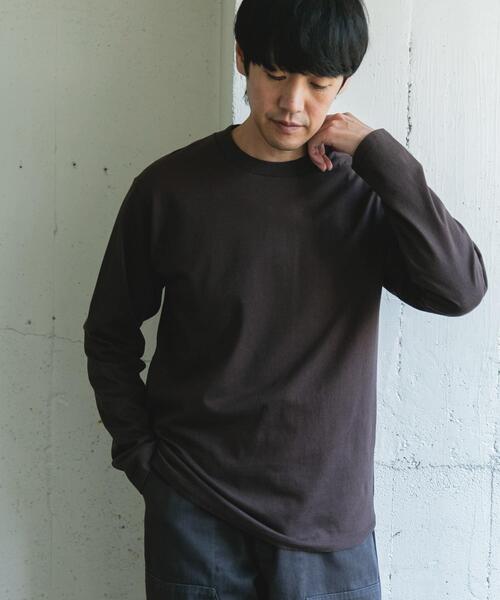 URBAN RESEARCH DOORS（アーバンリサーチドアーズ）の「Grow Organic クルーネックTシャツ（Tシャツ/カットソー・メンズ・オフホワイト/ブラウン・LARGE/MEDIUM）」の12枚目の写真