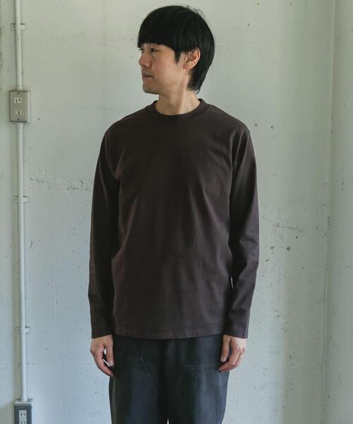 URBAN RESEARCH DOORS（アーバンリサーチドアーズ）の「Grow Organic クルーネックTシャツ（Tシャツ/カットソー・メンズ・オフホワイト/ブラウン・LARGE/MEDIUM）」の16枚目の写真