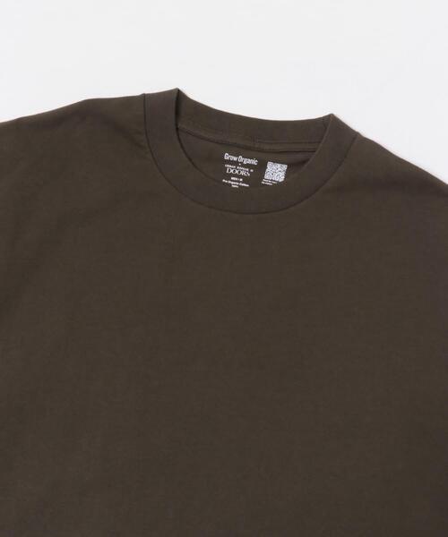 URBAN RESEARCH DOORS（アーバンリサーチドアーズ）の「Grow Organic クルーネックTシャツ（Tシャツ/カットソー・メンズ・オフホワイト/ブラウン・LARGE/MEDIUM）」の20枚目の写真