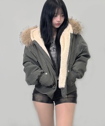 FOLLOWIN（フォロウィン）の「【ファー取り外し可能】2WAYファー フードジャケット（ブルゾン・メンズ）」