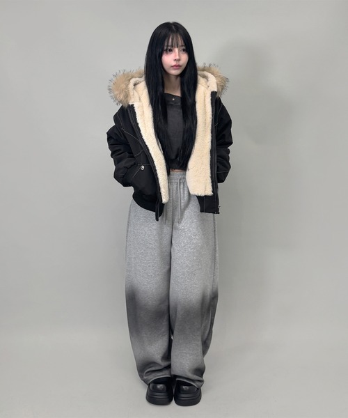 FOLLOWIN（フォロウィン）の「【ファー取り外し可能】2WAYファー