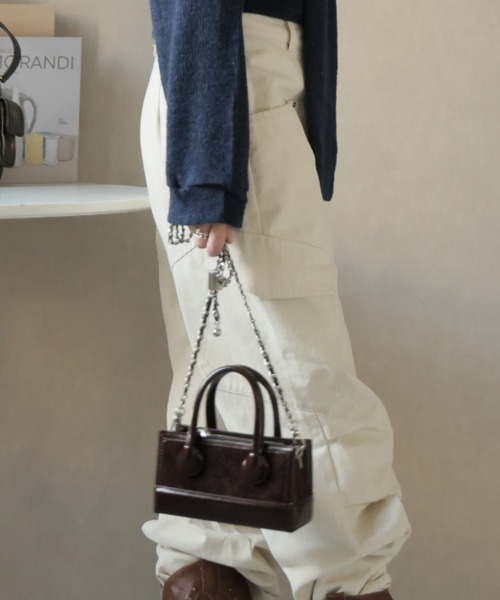 Ulysses(ユリシス)の「チェーンショルダーミニバッグ(ショルダーバッグ・レディース・ブラウン/レオパード・F)」の17枚目の写真