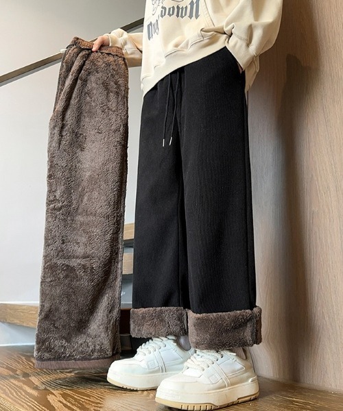 link lot(リンクロット)の「【裏ボア】コーデュロイストレートイージーパンツ(その他パンツ・メンズ・ブラック/アイボリー/ブラウン・M/L)」の17枚目の写真