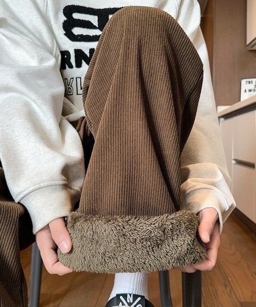 link lot(リンクロット)の「【裏ボア】コーデュロイストレートイージーパンツ(その他パンツ・メンズ・ブラック/アイボリー/ブラウン・M/L)」の13枚目の写真