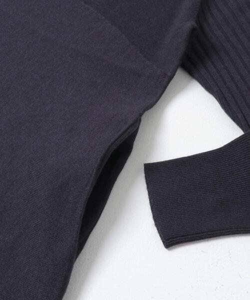 URBAN RESEARCH ROSSO WOMEN（アーバンリサーチ　ロッソ）の「『WEB限定』タートルネックデザインスリーブワンピース（ワンピース・レディース・グレー/ダークブラウン/レッド/ネイビー・FREE）」の8枚目の写真