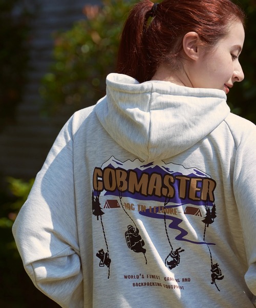 COBMASTER(コブマスター)の「COBMASTER/コブマスター 裏毛ハーフジップ プルPK(クライマーファミリー)(パーカー・メンズ・ダークグリーン/ブラック/オートミール・MEDIUM/X-LARGE/LARGE)」の3枚目の写真