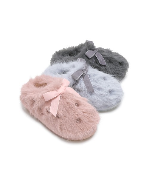 X SUSAN FANG] FURRY MULES（サンダル）｜ROCKFISH WEATHERWEAR