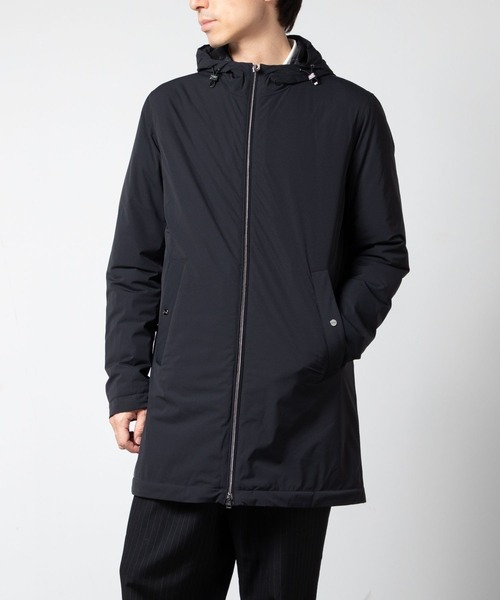HERNO(ヘルノ)の「HERNO RESORT PACKBLE ヘルノ パッカブル 中わた コート(ダウンジャケット/コート・メンズ・ネイビー系1/ブラック・50)」の1枚目の写真