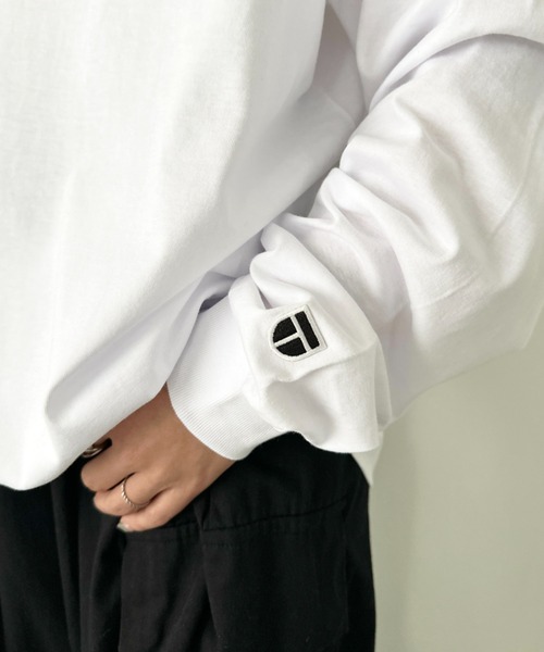 NEWTRAL PRODUCTS(ニュートラルプロダクツ)の「NEWTRAL(ニュートラル)/210 5.6oz Standard Emblem LS T/サイズ展開多数 コットン 無地 ロンT Tシャツ 長袖 カットソー(Tシャツ/カットソー・レディース・グレー/ダークグリーン/アッシュグレー/ブラック/サンドベージュ/ネイビー/ホワイト・S/M/L/XL/XXL)」の8枚目の写真