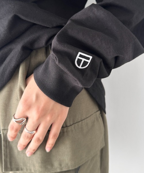NEWTRAL PRODUCTS(ニュートラルプロダクツ)の「NEWTRAL(ニュートラル)/210 5.6oz Standard Emblem LS T/サイズ展開多数 コットン 無地 ロンT Tシャツ 長袖 カットソー(Tシャツ/カットソー・レディース・グレー/ダークグリーン/アッシュグレー/ブラック/サンドベージュ/ネイビー/ホワイト・S/M/L/XL/XXL)」の17枚目の写真
