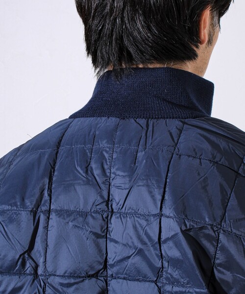 TAION/タイオン】ベーシック ハイネックWジップ ニットスリーブダウン