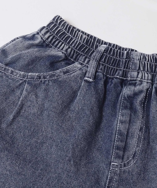 coca（coca）（コカ）の「キッズ　デニムワイドパンツ（デニムパンツ・キッズ・ブルー・120/130/140/150）」の9枚目の写真