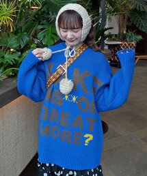 CIAOPANIC | ローゲージジャガードアソートルーズニット(ニット/セーター)