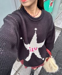 CIAOPANIC | ローゲージジャガードアソートルーズニット(ニット/セーター)