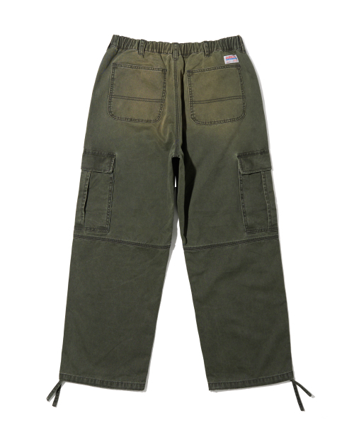 AECA(エイカ)の「VINTAGE WASHING CARGO WIDE PANTS-GREEN(その他パンツ・レディース・その他・LARGE/SMALL/MEDIUM)」の11枚目の写真