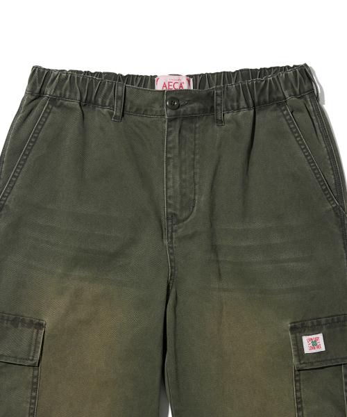 AECA(エイカ)の「VINTAGE WASHING CARGO WIDE PANTS-GREEN(その他パンツ・レディース・その他・LARGE/SMALL/MEDIUM)」の12枚目の写真