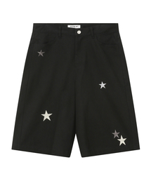 BAUF（バウフ）の「スタースymbolバミューダパンツ[ブラック]（その他パンツ）」