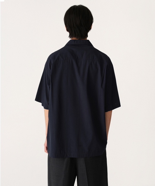 MUSINSA STANDARD（ムシンサスタンダード）の「リラックスドCRオープンカラー半袖シャツ[ネイビー]（シャツ/ブラウス・メンズ・その他・SMALL/MEDIUM/LARGE/X-LARGE/XX-LARGE）」の3枚目の写真