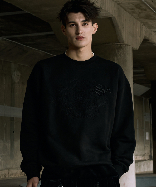 SLOWACID（スローアシッド）の「アンデレキム x スロウエシッド グラフィック刺繍スウェットシャツ [ブラック]（スウェット・レディース・その他・SMALL/LARGE/MEDIUM）」の3枚目の写真