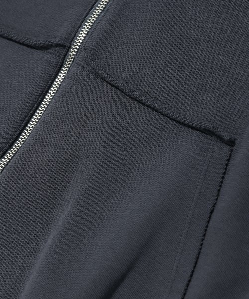 YOUHEE（ユヒ）の「RIBBON DETAIL HOOD ZIP-UP CHARCOAL（パーカー・レディース・その他・FREE）」の6枚目の写真