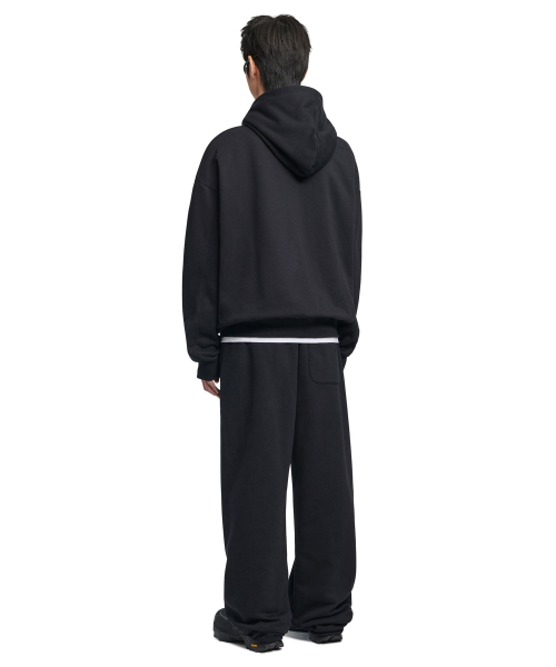 NOMANUAL（NOMANUAL）の「OVERLAY LOGO HOODED ZIP-UP - BLACK（パーカー・レディース・その他・SMALL/MEDIUM/LARGE/X-LARGE）」の4枚目の写真