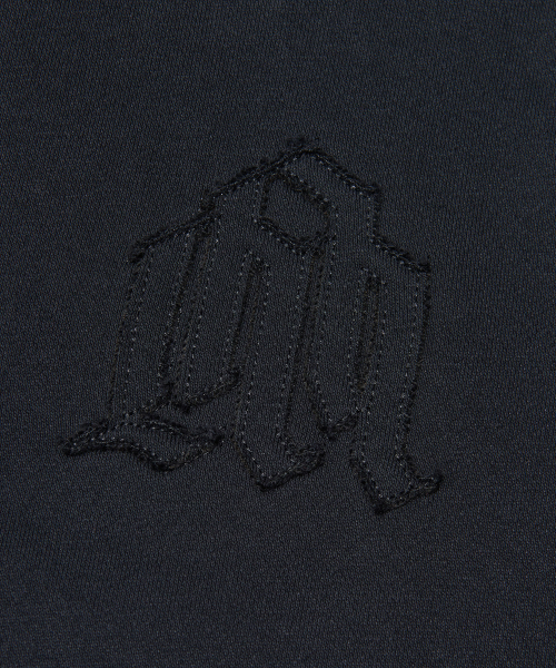 NOMANUAL（NOMANUAL）の「OVERLAY LOGO HOODED ZIP-UP - BLACK（パーカー・レディース・その他・SMALL/MEDIUM/LARGE/X-LARGE）」の5枚目の写真